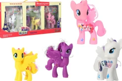 SET 4 PONY CON SPAZZOLINA: vendita online SET 4 PONY CON SPAZZOLINA in offerta