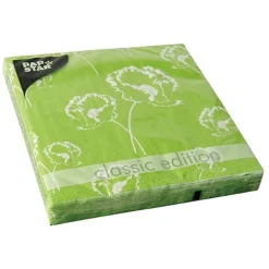 SET 20 TOVAGLIOLI 33X33CM VERDE POPPY: vendita online SET 20 TOVAGLIOLI 33X33CM VERDE POPPY in offerta