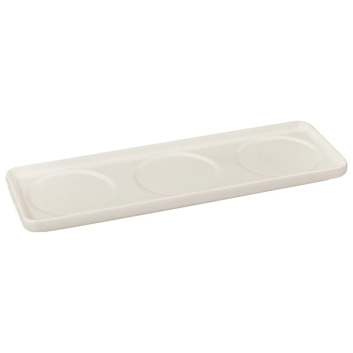 SET APERITIVO 4PZ MOD NORA 9.5X5 IN GRES PANNA