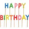 SET CANDELE LETTERE 8CM HAPPY BIRTHDAY: vendita online SET CANDELE LETTERE 8CM HAPPY BIRTHDAY in offerta
