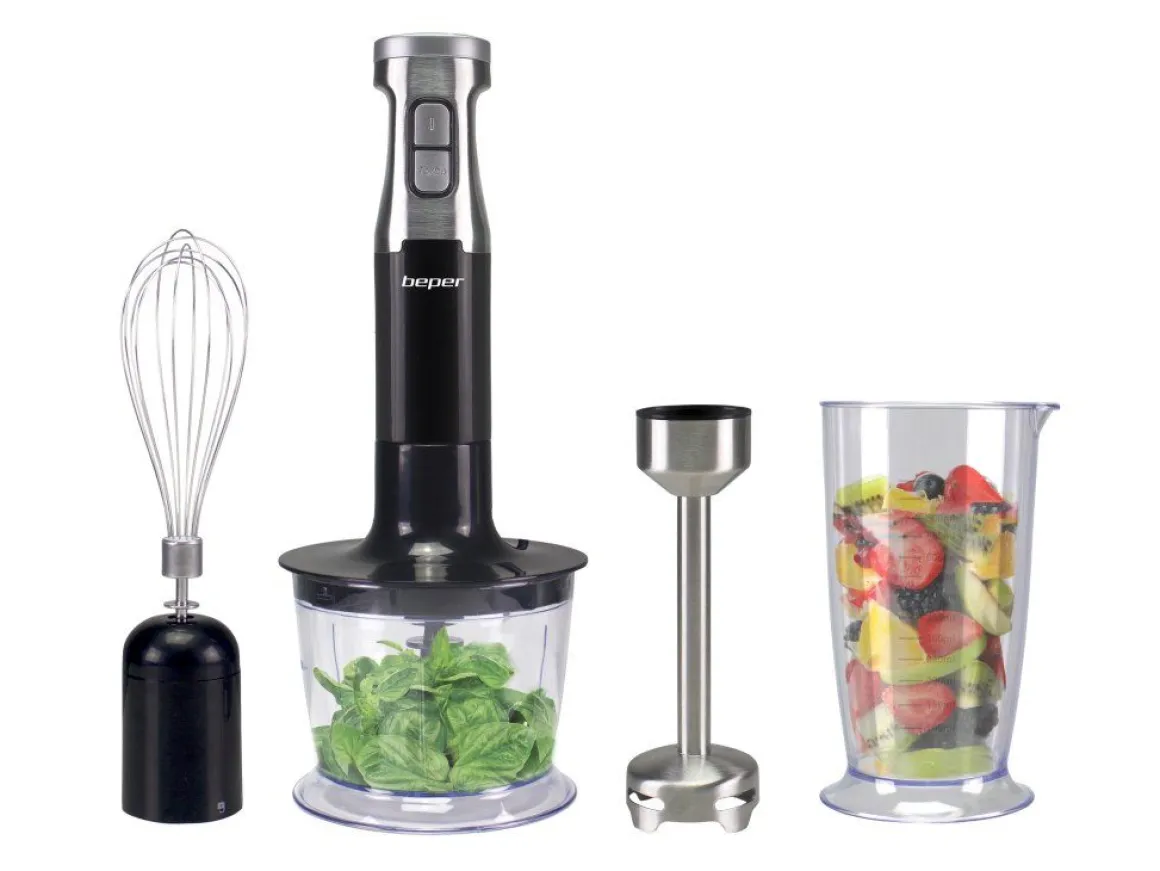 SET FRULLATORE A IMMERSIONE 4 IN 1 600W DIAM. 14.8 H. 36