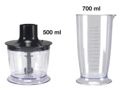 SET FRULLATORE A IMMERSIONE 4 IN 1 600W DIAM. 14.8 H. 36