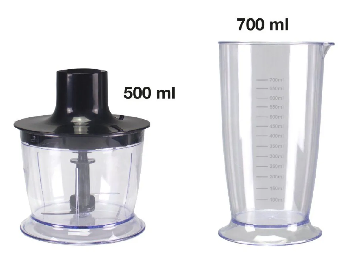SET FRULLATORE A IMMERSIONE 4 IN 1 600W DIAM. 14.8 H. 36