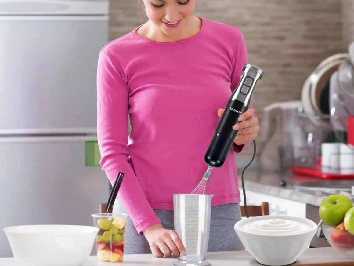 SET FRULLATORE A IMMERSIONE 4 IN 1 600W DIAM. 14.8 H. 36