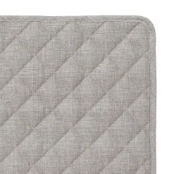 SET AMERICANO IN COTONE TRAPUNTATO GRIGIO: vendita online SET AMERICANO IN COTONE TRAPUNTATO GRIGIO in offerta