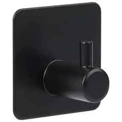 SET 2 APPENDINI ADESIVI STIKY CON GANCIO IN ACCIAIO INOX 4.5X4.5CM ASSORTITO