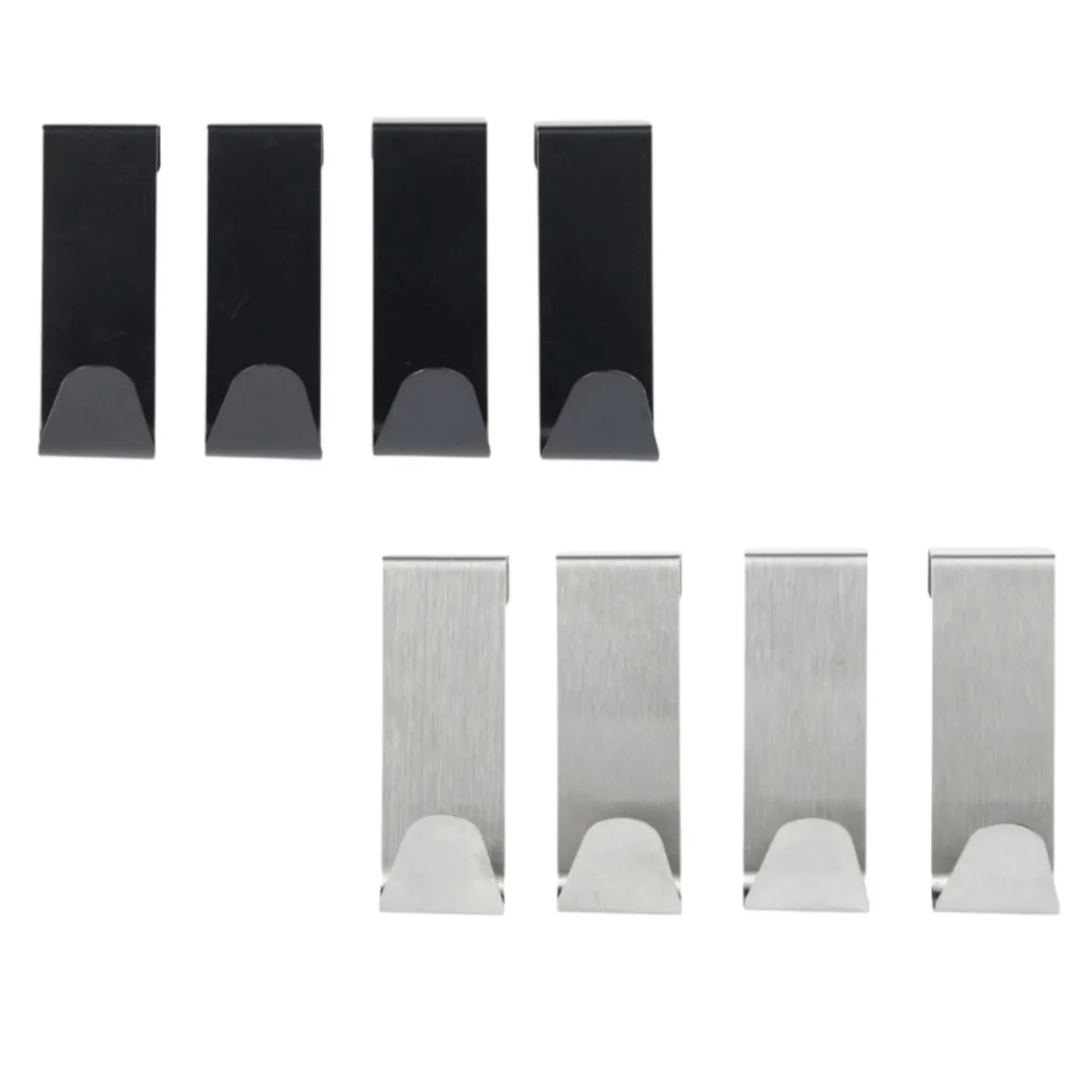 SET 4 APPENDINI NOXY IN ACCIAIO INOX 4.5X2.5CM H 7.5CM ASSORTITO