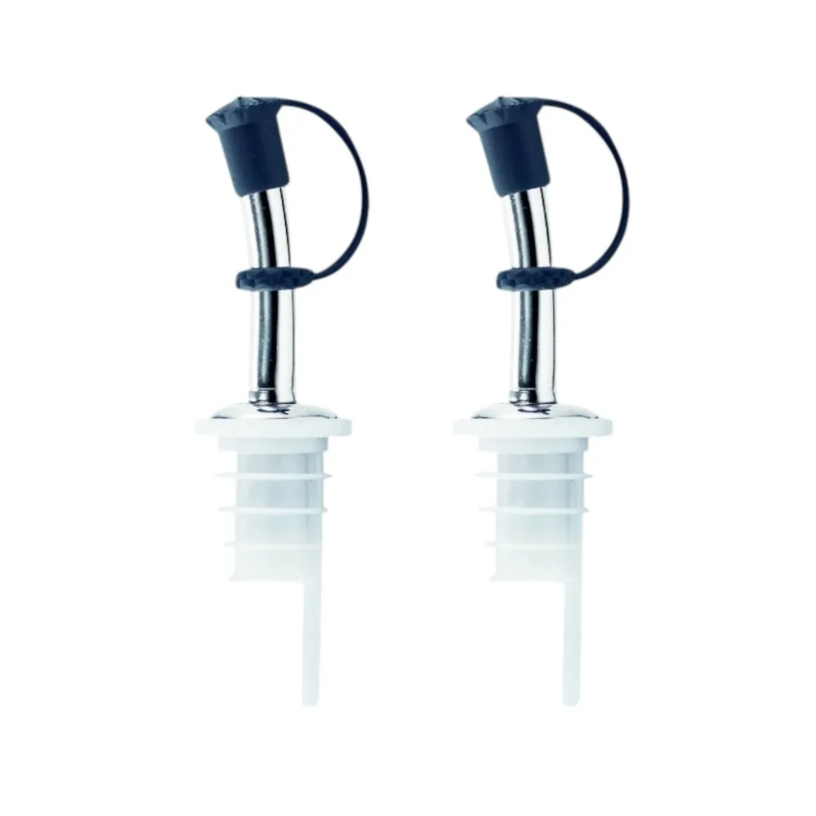 SET 2 BECCUCCI VERSATORI INOX LINEA DAILY