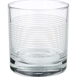 SET 4 BICCHIERI ACQUA TONI IN VETRO 8.2X8.8CM 30CL