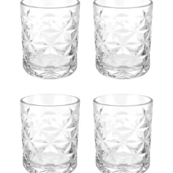 SET 4 BICCHIERI DA ACQUA LINEA ESTRELLA IN VETRO TRASPARENTE 36CL