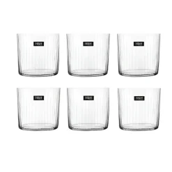 SET 6 BICCHIERI DA ACQUA LINEA GARY IN VETRO TRASPARENTE 40CL