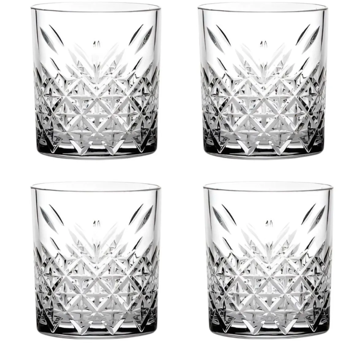 SET 4 BICCHIERI DA ACQUA LINEA TIMELESS IN VETRO TRASPARENTE 34.5CL