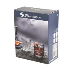 SET 4 BICCHIERI DA ACQUA LINEA TIMELESS IN VETRO TRASPARENTE 34.5CL