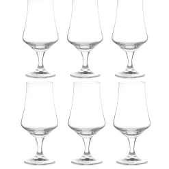 SET 6 BICCHIERI DA BIRRA IN VETRO TRASPARENTE LINEA ATLANTA 37CL