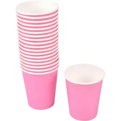 SET 20 BICCHIERI DI CARTA VITAMINE 23CL ROSA