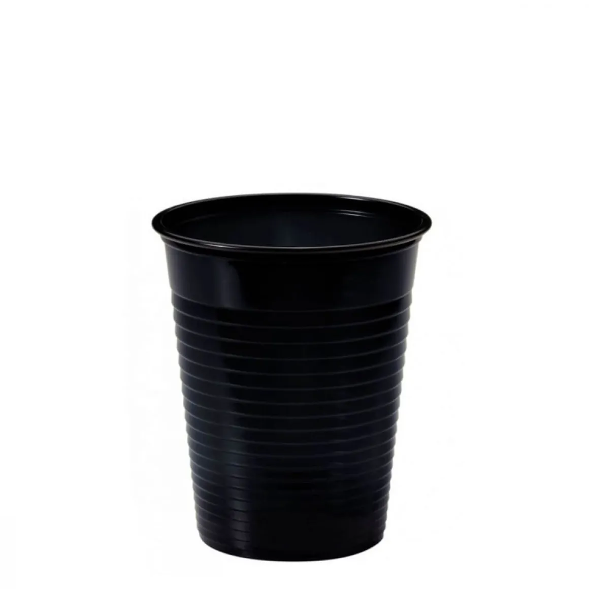 SET 50 BICCHIERI IN PLASTICA 200ML NERI