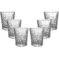 SET 6 BICCHIERI LIMONCELLO IN VETRO 5X6CM 60ML