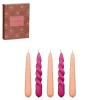 SET 5 CANDELE DA CERA ROSA/FUXIA D 2.2 H 15CM: vendita online SET 5 CANDELE DA CERA ROSA/FUXIA D 2.2 H 15CM in offerta