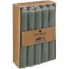 SET 10 CANDELE HUGO VERDE EUCALIPTO H 16CM: vendita online SET 10 CANDELE HUGO VERDE EUCALIPTO H 16CM in offerta