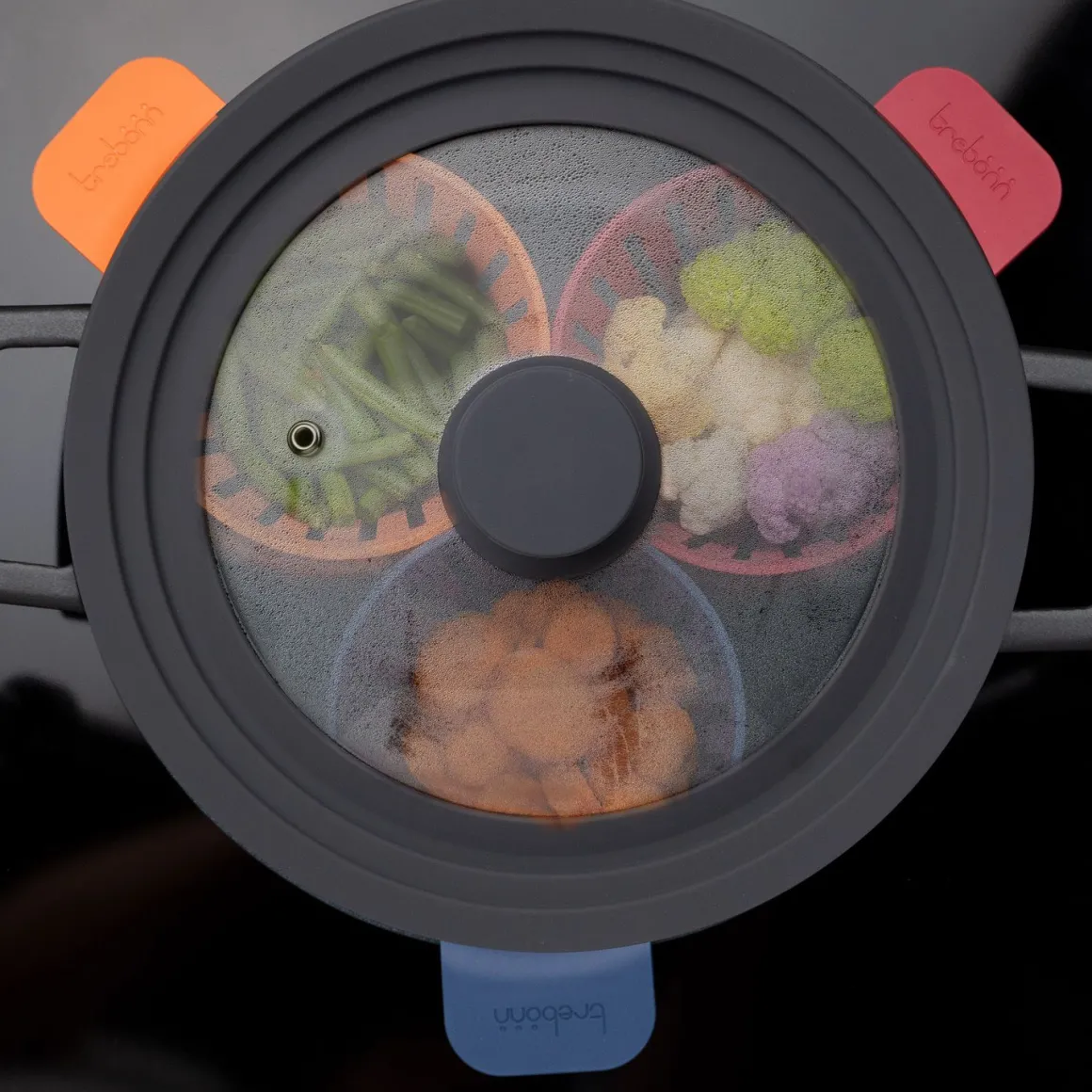 SET 3 CESTELLI LINEA COOKIN'PODS IN POLIPROPILENE MULTICOLORE