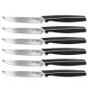 SET 6 COLTELLI BISTECCA NERI LINEA MASTER 11.5CM