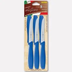 SET 6 COLTELLI DA TAVOLA BLU LINEA L'ORIGINALE MIGLIORE 11CM