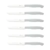 SET 6 COLTELLI DA TAVOLA LINEA GENIUS BIANCHI 11CM