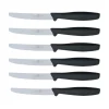 SET 6 COLTELLI DA TAVOLA NERI LINEA L'ORIGINALE MIGLIORE 11CM