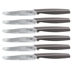 SET 6 COLTELLI DA TAVOLA TORTORA LINEA MASTER 10.5CM