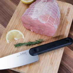 SET 4 COLTELLI KNIFE SET BLACK EDITION ACCIAIO INOX MANICO NERO