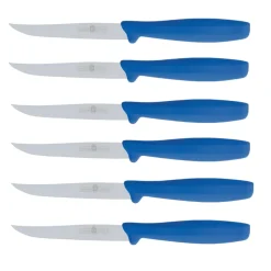 SET 6 COLTELLI PER BISTECCA BLU LINEA L'ORIGINALE MIGLIORE 11CM