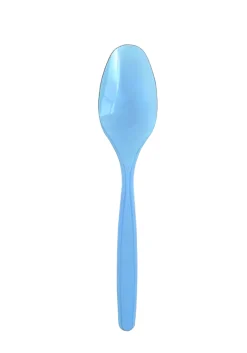SET 15 CUCCHIAI COMPACT IN PLASTICA AZZURRI