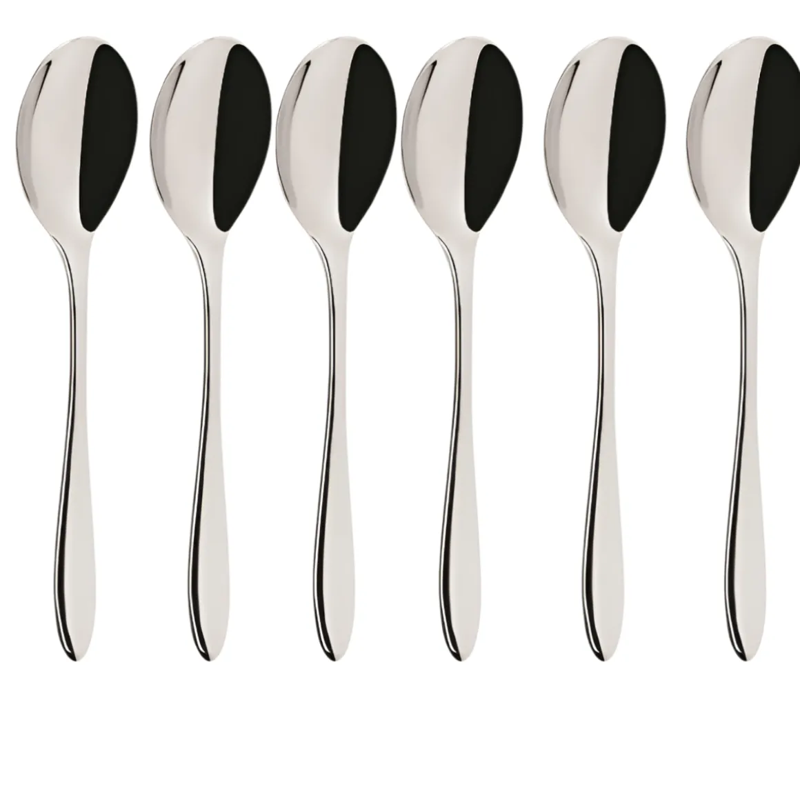 SET 6 CUCCHIAINI DA CAFFE' LINEA STYLE 14CM