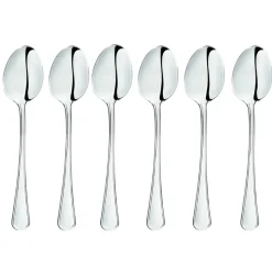 SET 6 CUCCHIAINI DA CAFFE' LINEA INGLESE 13.2CM