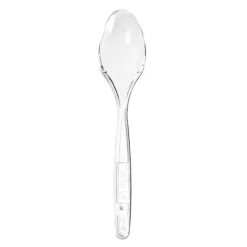 SET 40 CUCCHIAINI DA DESSERT IN PLASTICA TRASPARENTE