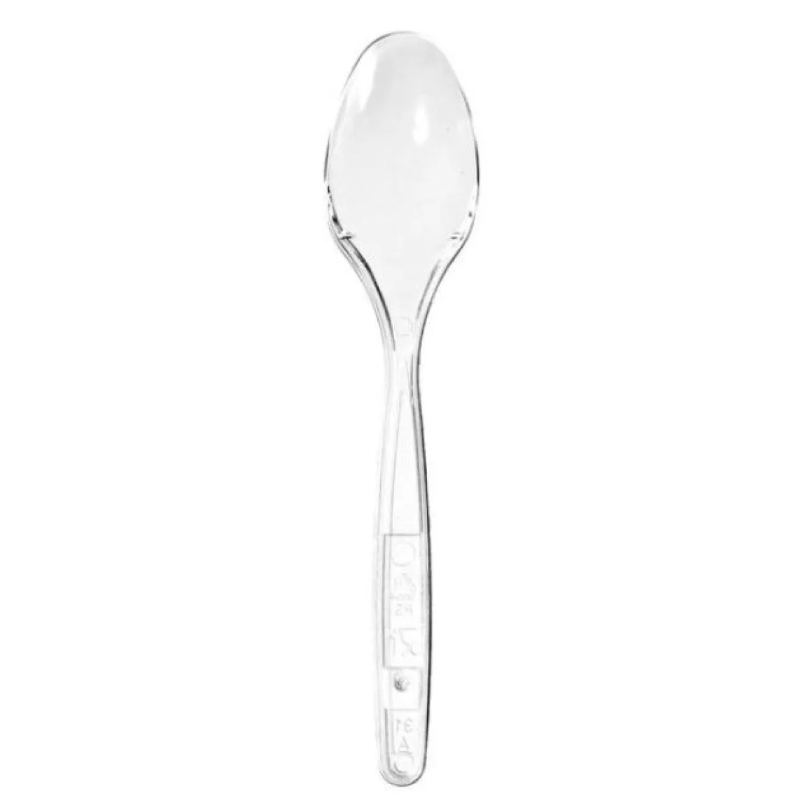 SET 40 CUCCHIAINI DA DESSERT IN PLASTICA TRASPARENTE