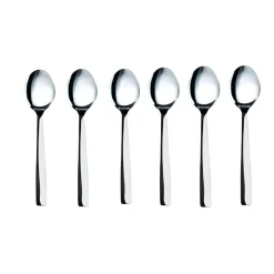 SET 6 CUCCHIAINI DA MOKA LINEA RIVER 11.1CM