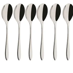 SET 6 CUCCHIAINI DA MOKA LINEA STYLE 10.8CM