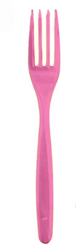 SET 15 FORCHETTE COMPACT IN PLASTICA FUCSIA