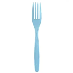 SET 15 FORCHETTE COMPACT IN PLASTICA AZZURRE