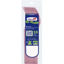 SET 15 FORCHETTE COMPACT IN PLASTICA ROSA