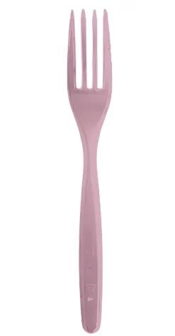 SET 15 FORCHETTE COMPACT IN PLASTICA ROSA