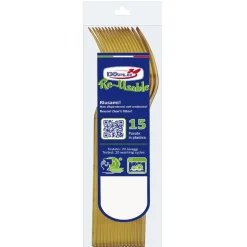 SET 15 FORCHETTE COMPACT IN PLASTICA ORO