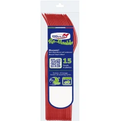 SET 15 FORCHETTE COMPACT IN PLASTICA ROSSE
