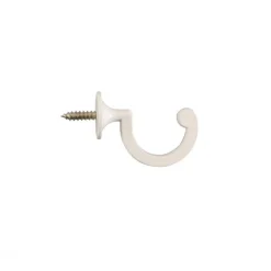 SET 2 GANCI FERMATENDA IN METALLO BIANCO: vendita online SET 2 GANCI FERMATENDA IN METALLO BIANCO in offerta