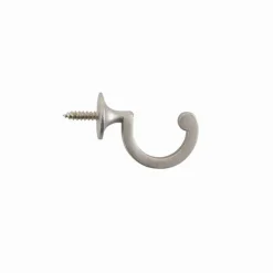 SET 2 GANCI FERMATENDA IN METALLO CROMO SATINATO: vendita online SET 2 GANCI FERMATENDA IN METALLO CROMO SATINATO in offerta