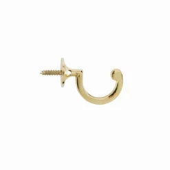 SET 2 GANCI FERMATENDA IN METALLO ORO : vendita online SET 2 GANCI FERMATENDA IN METALLO ORO in offerta
