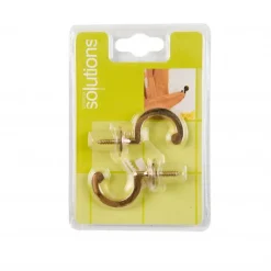 SET 2 GANCI FERMATENDA IN METALLO ORO : vendita online SET 2 GANCI FERMATENDA IN METALLO ORO in offerta