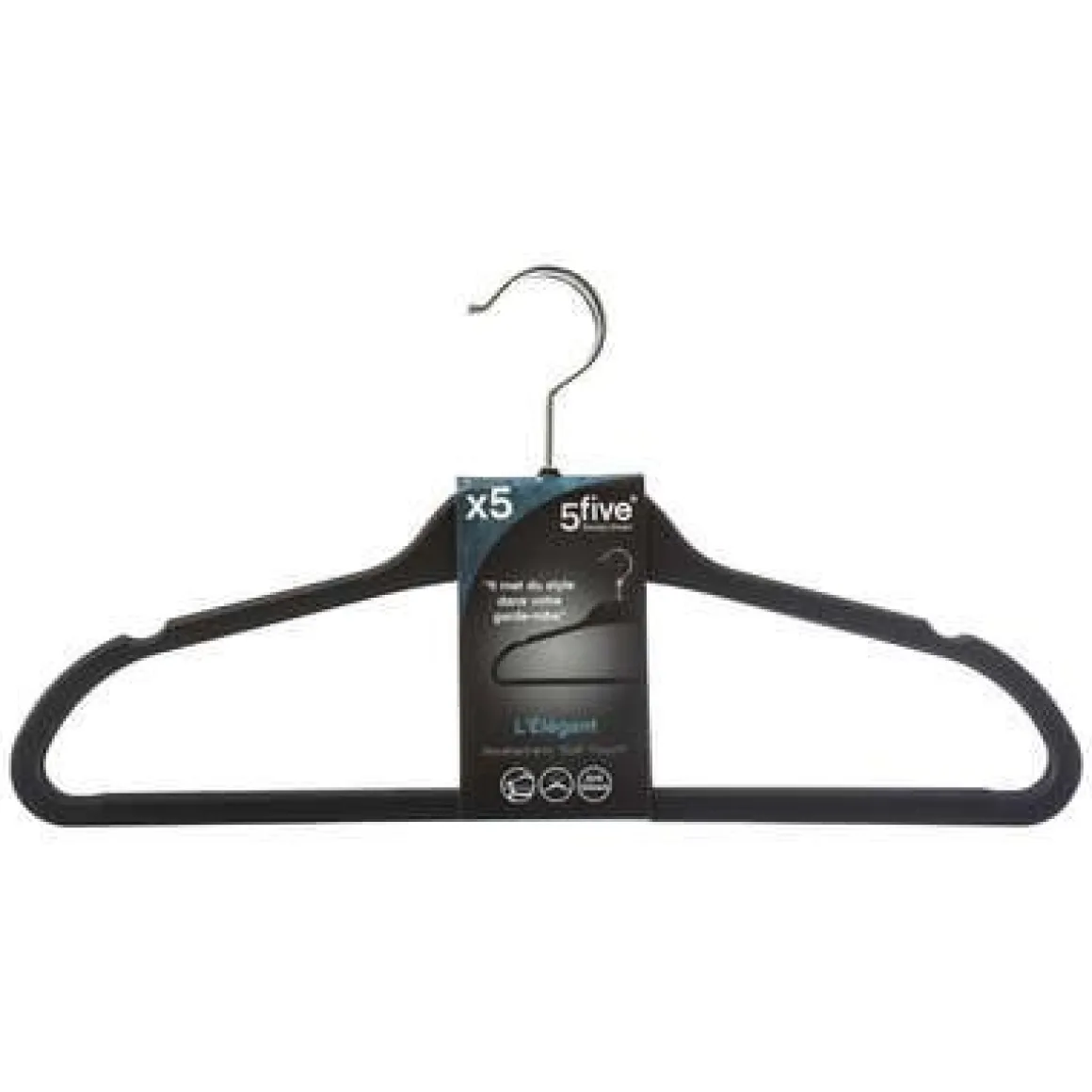 SET 5 GRUCCE SOFT TOUCH NERO 45X0,66X23CM: vendita online SET 5 GRUCCE SOFT TOUCH NERO 45X0,66X23CM in offerta