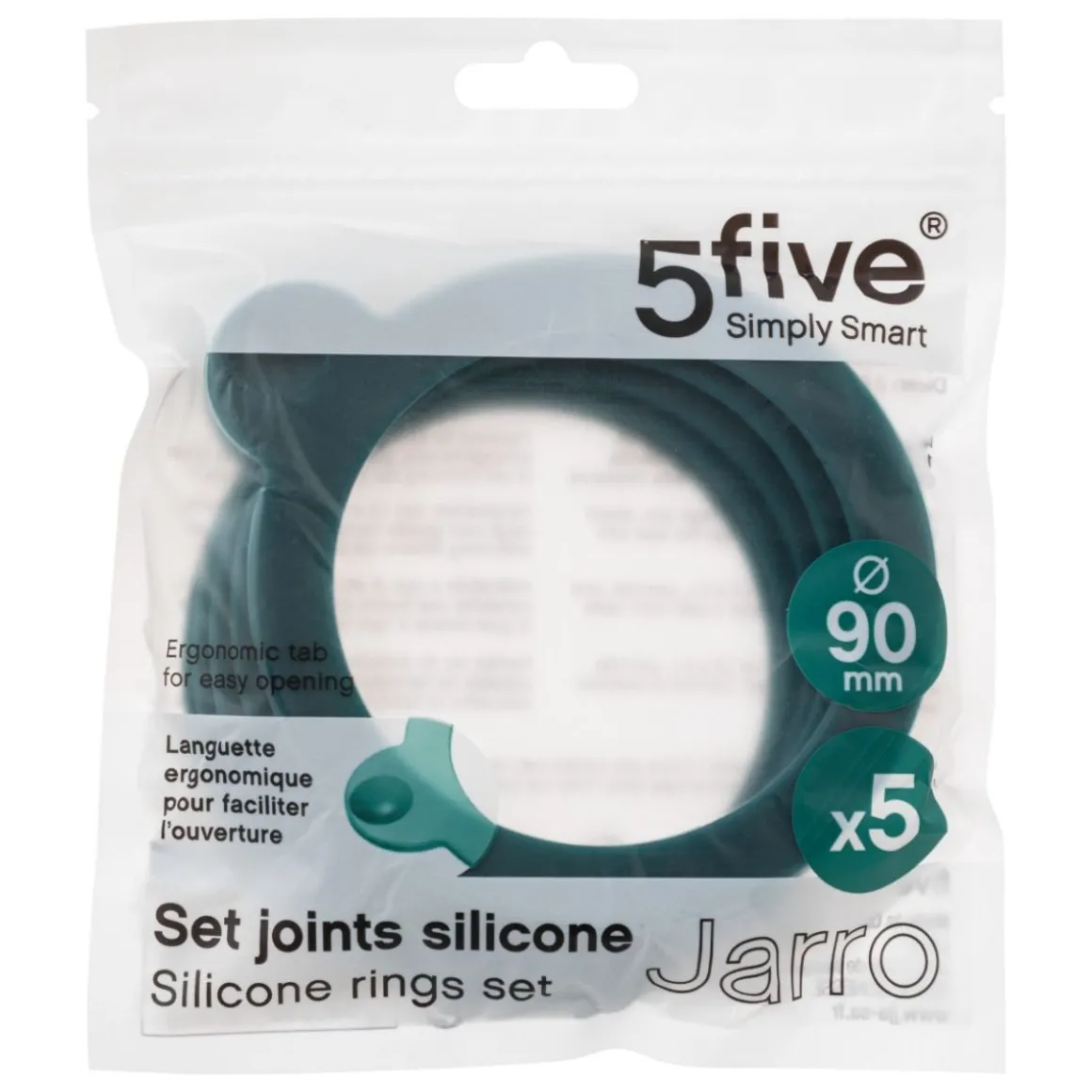 SET 5 GUARNIZZIONI PER BARATTOLI TG.L D. 90mm